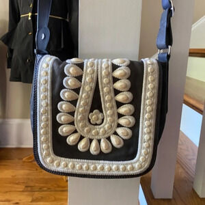 Brighton Raj Beaded Crossbody Saddlebag